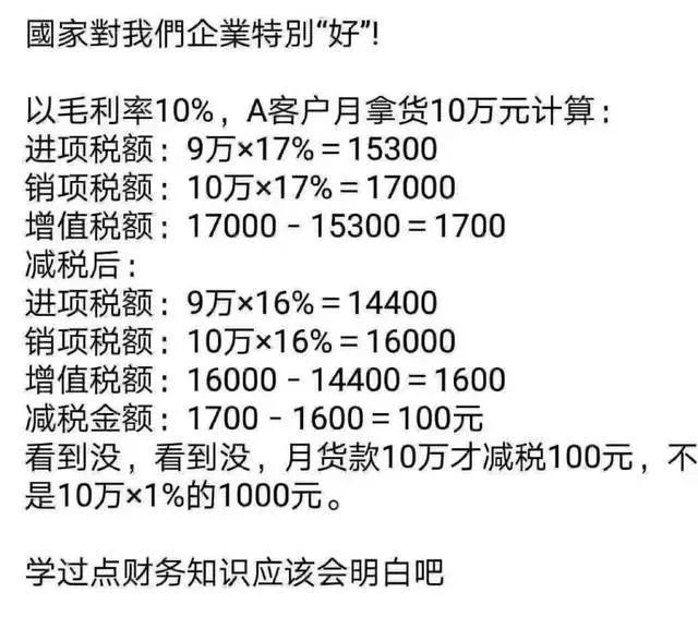 增值稅下降3%，化工產(chǎn)品不會因此降價，請相互轉(zhuǎn)告！